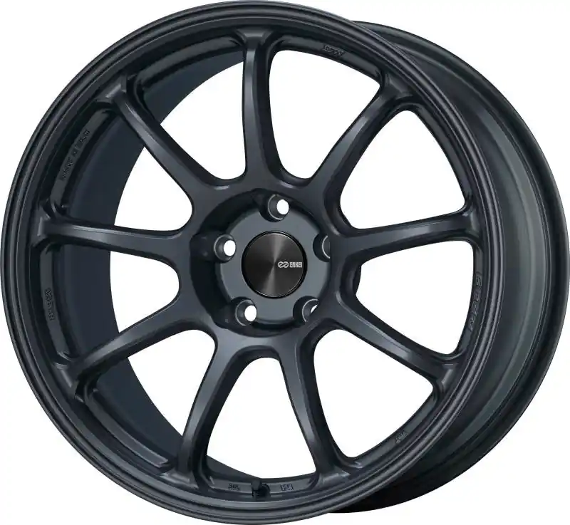 Enkei PF09 17x7.5 5x114.3 45mm Offset 75mm Bore Matte Gunmetal Wheel — PMD Premier Motoring Development Premium