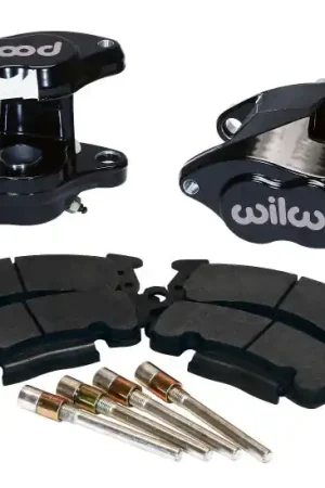 Free Returns Wilwood D52 Rear Caliper Kit - Black Powder 1.25 / 1.25in Piston 1.28i — PMD Premier Motoring Development