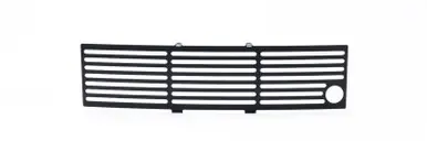 Buy Direct Putco 11-14 Ford F-150 - EcoBoost Bumper Grille Inserts - SS - Black Bar w/ Heater Plug Opening - 87182FP