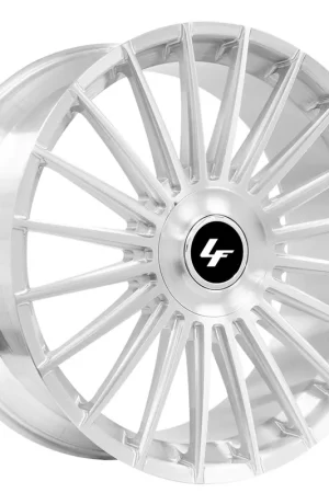 Top Rated 22" Lexani Forged Wheels LM-01 Brushed Silver Monoblock Forged Rims