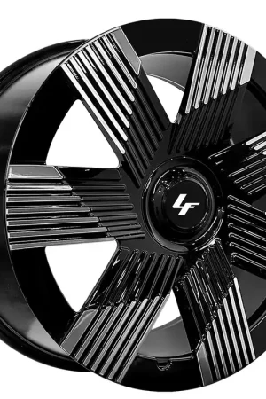 22" Lexani Forged Wheels M-Royal Gloss Black Milled Monoblock Forged Rims Super Sale