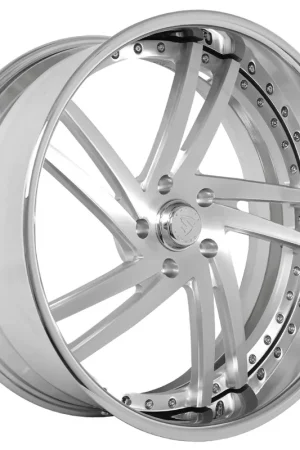 22" Snyper Forged Wheels Torino Brushed with Chrome Lip Standard Forging Rims Exclusive Offer