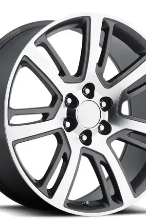 Discount 22" Cadillac Escalade Wheels FR 48 Grey Machined Face OEM Replica Rims