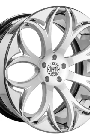 Popular 19" Lexani Forged Wheels LZ-773 Atom Brushed Face with Chrome Lip Rims