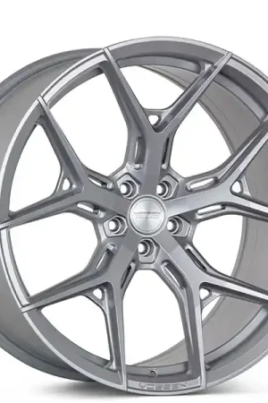 24" Vossen Wheels HF-5 Custom Satin Silver Rims Genuine