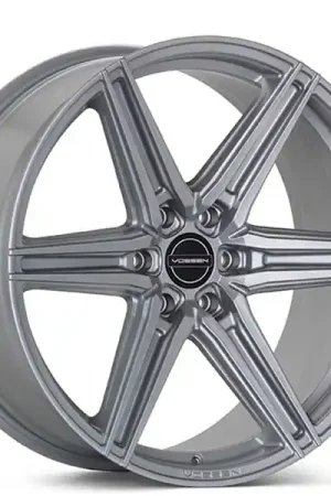 24" Vossen Wheels HF6-2 Custom Satin Silver Rims Affordable