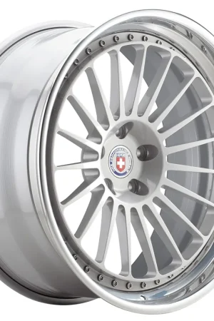 20" HRE Wheels 309 Gloss Silver Center with Polished Clear Outer and Gloss Silver Inner Forged Rims Fresh Stock