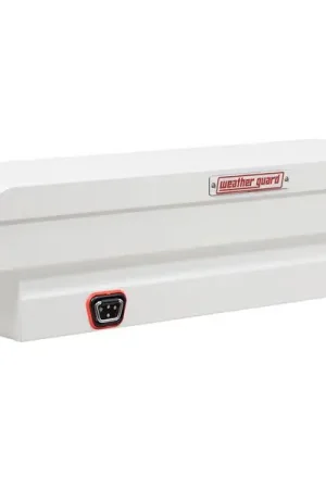 Express Delivery WEATHER GUARD Compact Standard Steel Saddle Box - White Finish 156-3-04 | RealTruck