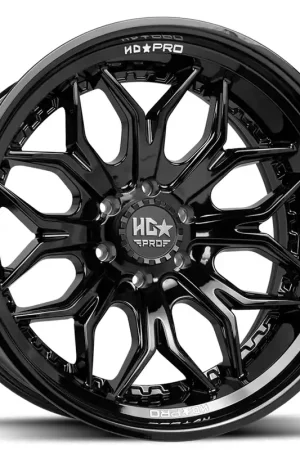 22" Luxxx HD Wheels LHD PRO5 Gloss Black Off-Road Rims Shop Now