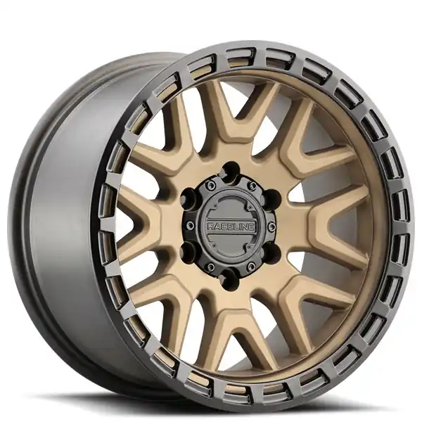 20" Raceline Wheels 953BZ Krank Bronze Off-Road Rims Best Price