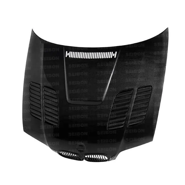 Special Offer BMW 3 Series 2DR Seibon GTR Style Carbon Fiber Hood - HD9902BMWE462D-GTR