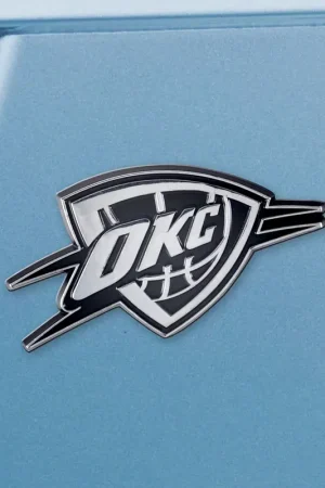 Oklahoma City Thunder Emblem; Chrome Fan Favorite