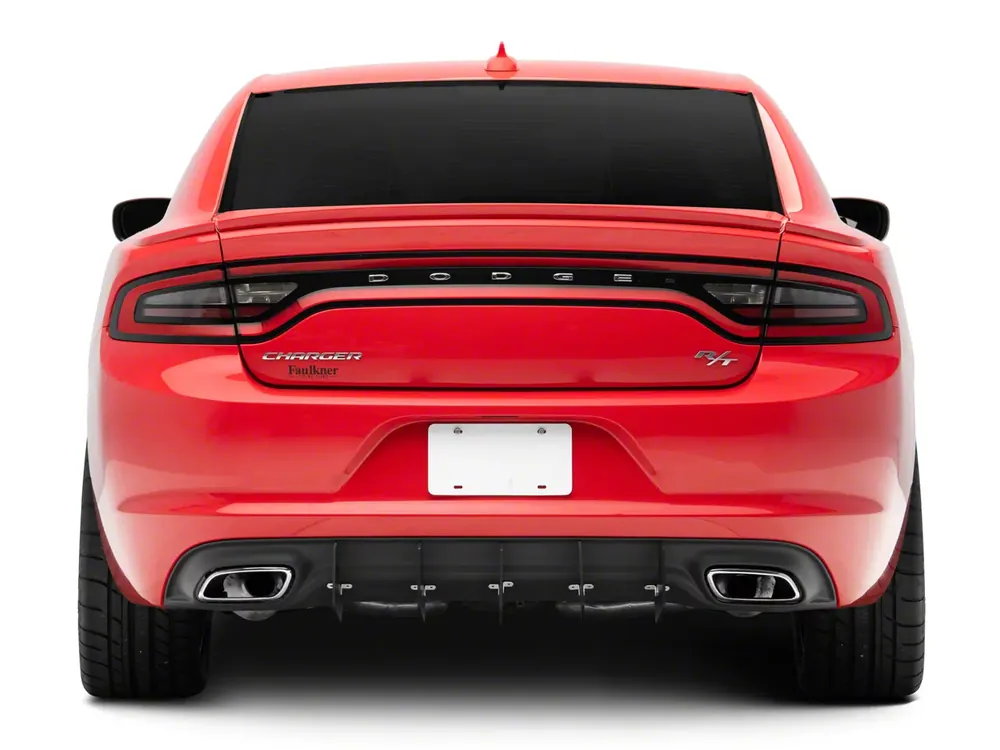 Genali Rear Diffuser Add-On; Textured Gloss Black Best Choice