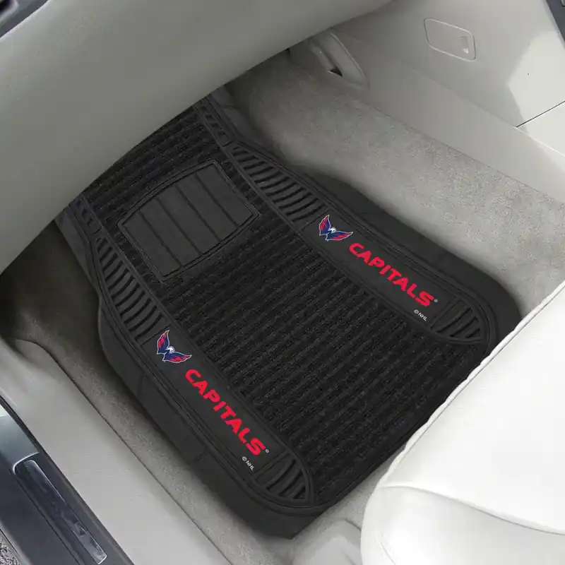 Original Molded Front Floor Mats with Washington Capitals Logo