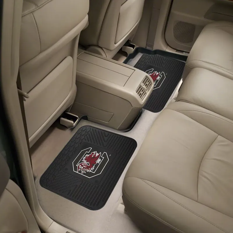 Molded Rear Floor Mats with University of South Carolina Logo Luxury