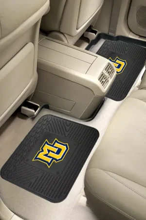 Affordable Molded Rear Floor Mats with Marquette University Logo