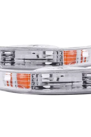 Hot Deal ANZO 1998-2001 Acura Integra Euro Parking Lights Chrome w/ Amber Refle — PMD Premier Motoring Development