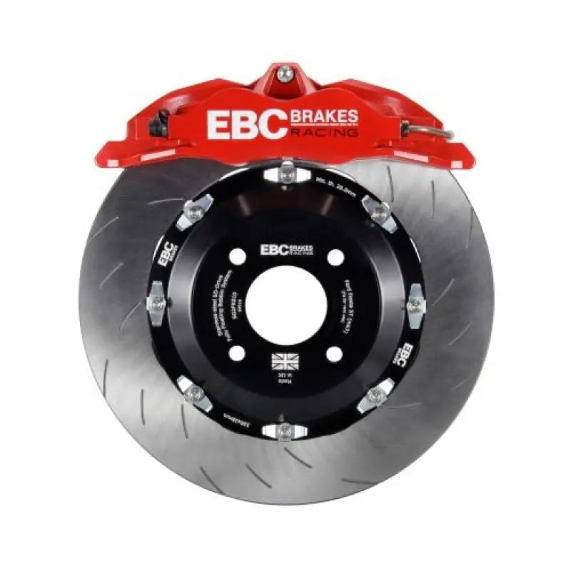 Discount EBC Racing 12-20 Audi A3 (8V) 1.8T Red Apollo-4 Calipers 330mm Rotors— PMD Premier Motoring Development