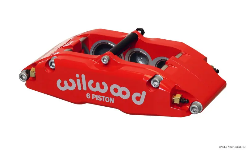 Premium Wilwood Caliper-BNSL6-RH-Red 1.62/1.12/1.12in Pistons 1.10in Disc — PMD Premier Motoring Development