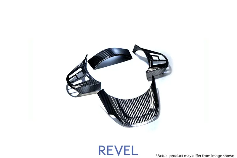 One Day Deal Revel GT Dry Carbon Steering Wheel Cover Inserts 2020 Toyota GR Supra— PMD Premier Motoring Development