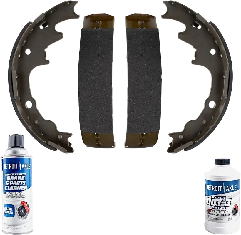 4pc Rear Brake Shoes Kit Professional Grade
