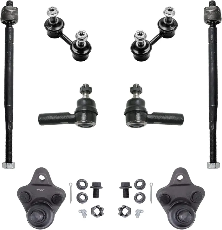 Hot Deal 8pc Front Inner Outer Tie Rods Sway Bar Links Ball Joints Suspension Kit