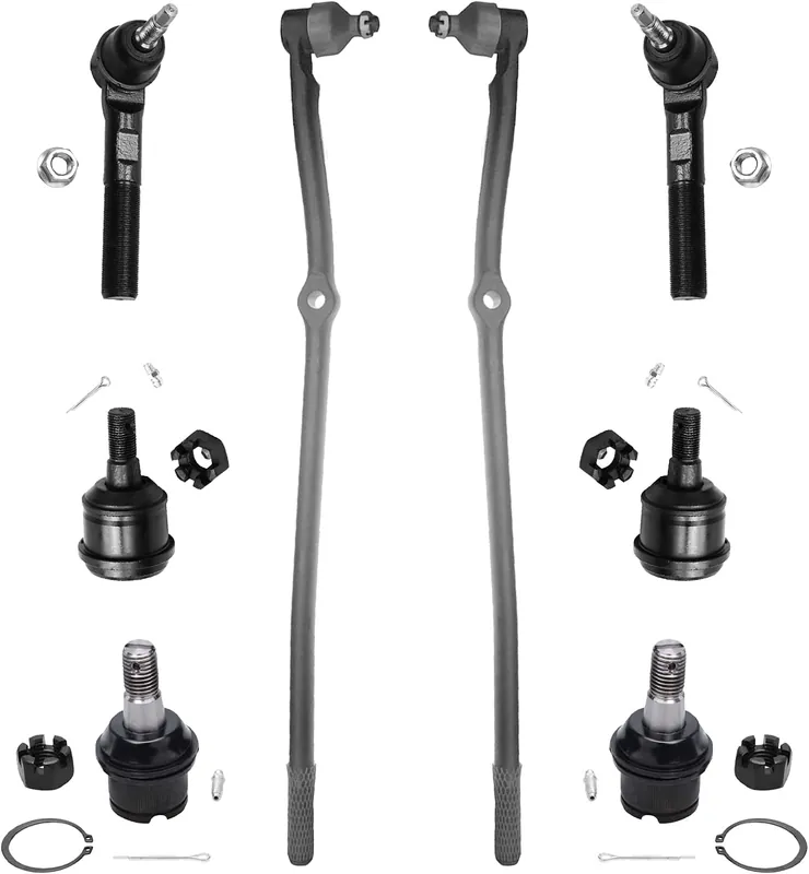 8pc Front Upper Lower Ball Joints Tie Rods Suspension Kit Special Offer