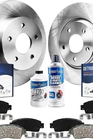 10pc Front & Rear Disc Rotors and Ceramic Brake Pads Kit Best Price