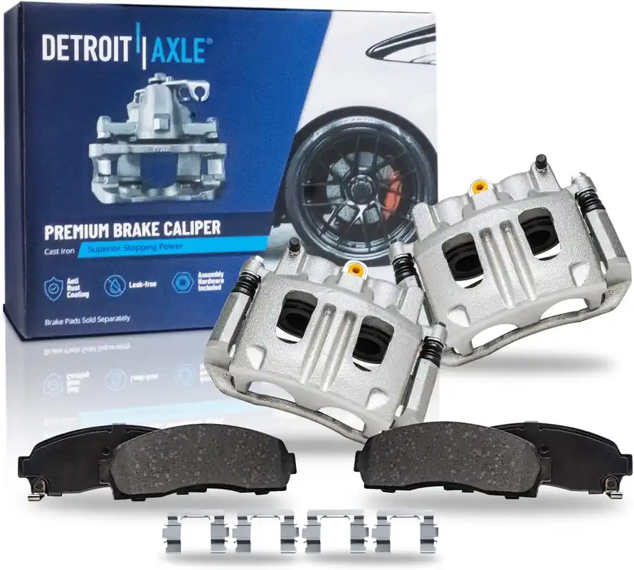 Latest 4pc Front Disc Calipers Ceramic Brake Pads Kit