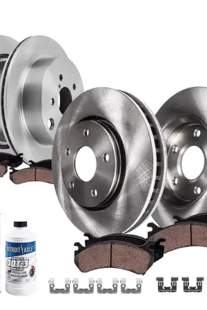 10pc Front & Rear Disc Rotors and Ceramic Brake Pads Kit Hot Picks