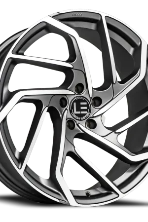 Next Day Delivery Lux Le 15 Wheel 22x9 5x120 Matte Gunmetal Machined 27mm - FREE T-SHIRT INCLUDED!