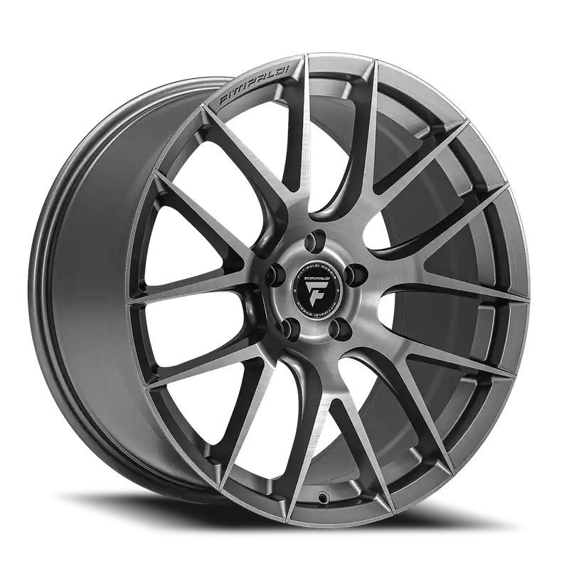 Fittipaldi 360Bs Wheel 19x9.5 5x112 Brushed Silver 45mm - FREE T-SHIRT INCLUDED! Certified