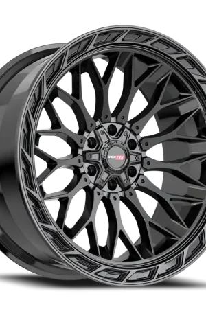 Bulk Order Vortek Vrp-503 Wheel 22x10 5x127 & 5x139.7 Gloss Black -18mm