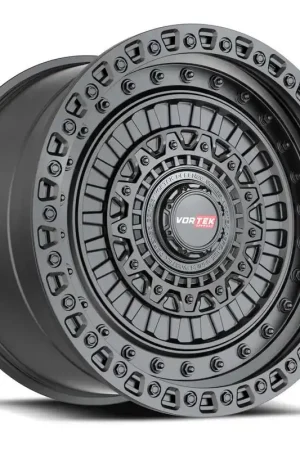 Get Yours Vortek Vrd-703 Wheel 22x12 Blank Custom Drilled Matte Black -44mm