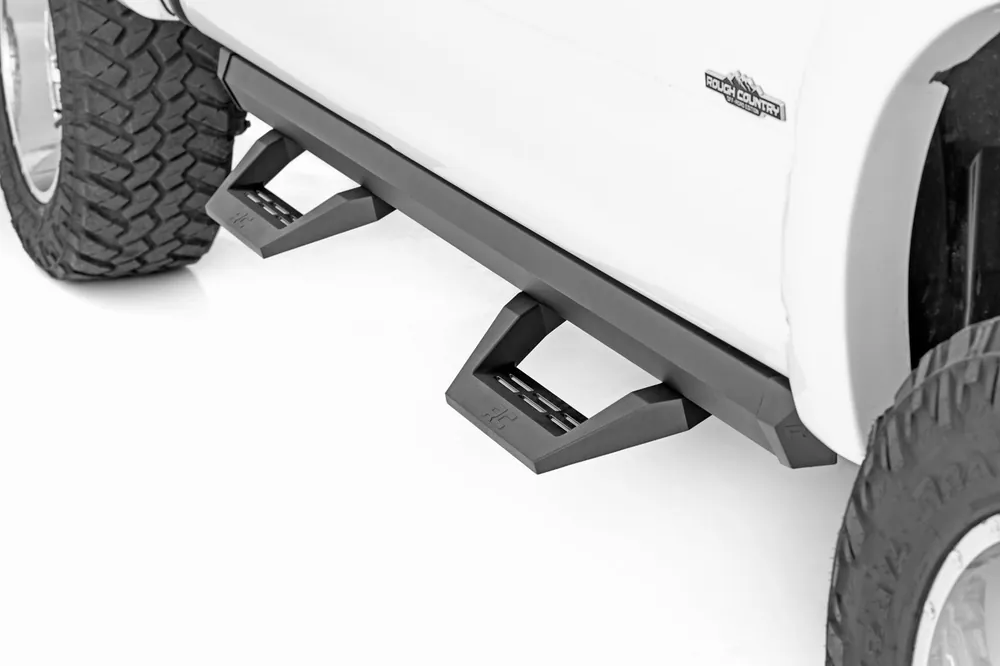 Rough Country SRX2 Adj Aluminum Step - Crew Cab - Ram 1500 09-18/2500 10-18 DHTP 31011A Viral