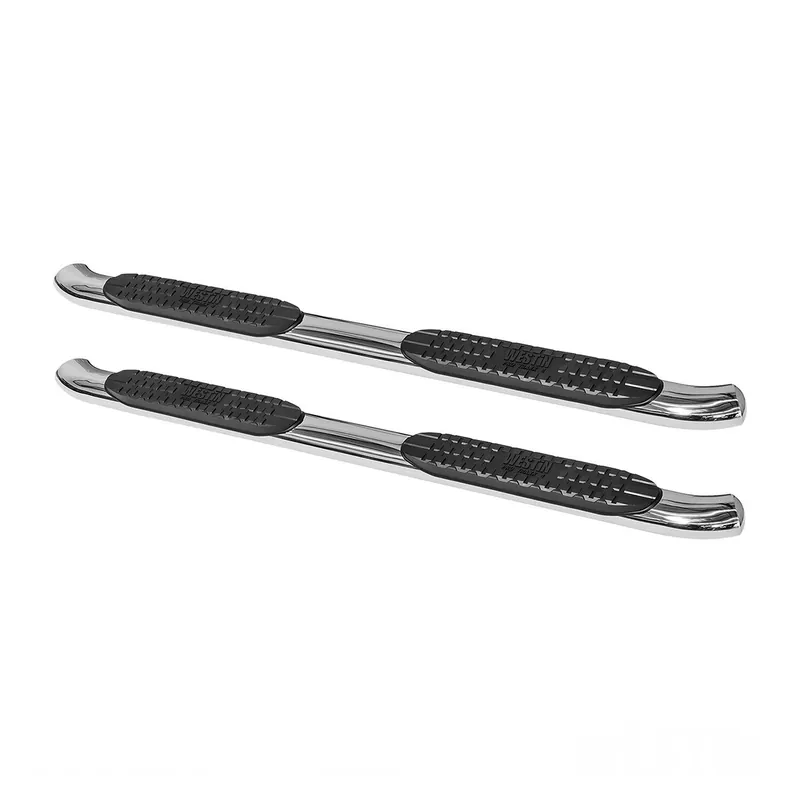 Westin PRO TRAXX 4 Oval Nerf Step Bars. Polished Stainless Steel Rocker Mount. Incl. Mount Kit And Hardware. For Quad Cab. BCTC 21-24090 Exclusive Offer