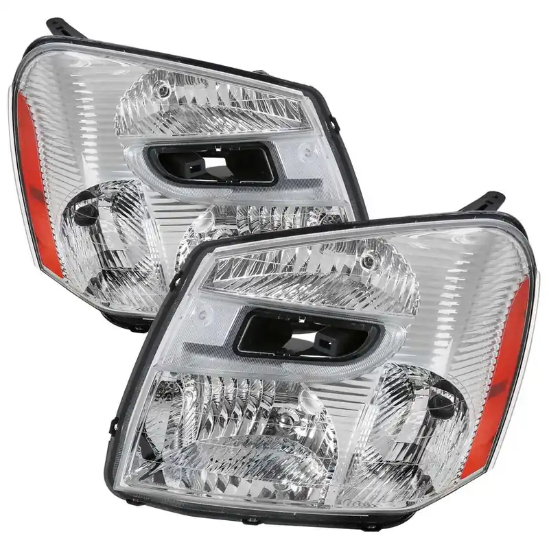 No Minimum Order Spec-D Euro Headlights w/ Chrome Housing SPE 2LH-EQIX05-ABM