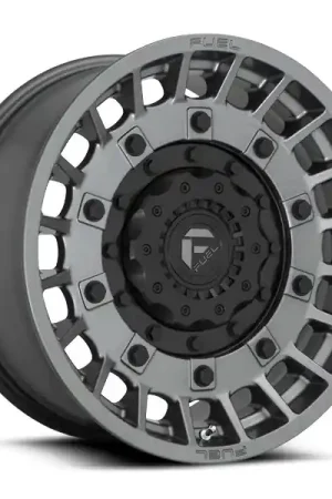 Budget Fuel Offroad Wheels Militia D726 Anthracite with Matte Black 17x9 -12mm Offset 6x135,6x139.7 (6x5.5)