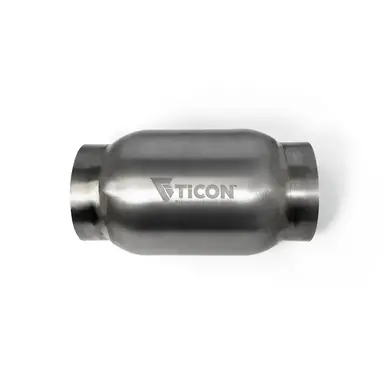 Buy Today Ticon Industries 3.5in Body x 12in Length 2.5in Inlet/Outlet Titanium Bullet Resonator - 115-06323-0004
