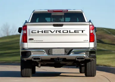 Putco 19-20 Chevy Silverado 1500 - Black Platinum Tailgate Letters CHEVROLET Chevrolet Letters - 55550BPGM Brand New