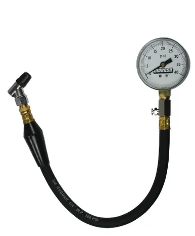 Best Choice Moroso Tire Pressure Gauge 0-40psi - 2-5/8in Display - 2 Percent Accuracy - 89555