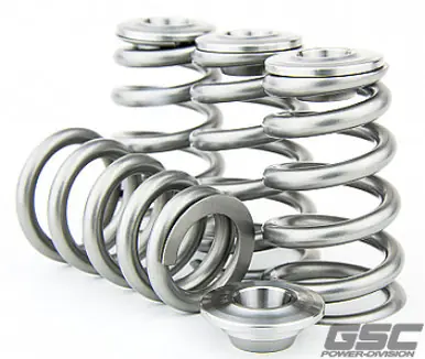 Holiday Sale GSC P-D Nissan TB48 Ti Retainer Steel Spring Seat HP Conical Valve Spring Kit - 5087