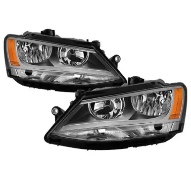 xTune 11-18 Volkswagen Jetta Sedan OEM Style Halogen Headlights - Chrome (HD-JH-VJ11-AM-C) - 9042348 Best Choice