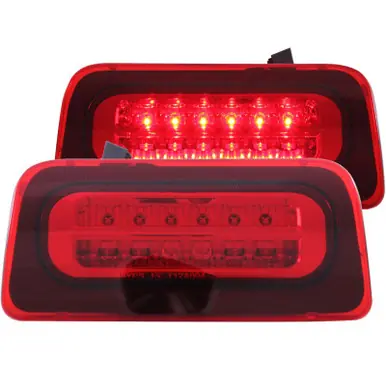 ANZO 1995-2005 Chevrolet S-10 LED 3rd Brake Light Red/Clear - 531020 Crafted