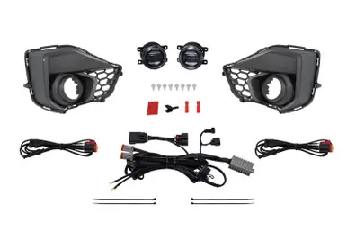 Free Shipping Diode Dynamics 2024 Ford Mustang GT Elite Series Add-On Fog Lamp Kit White - DD7968