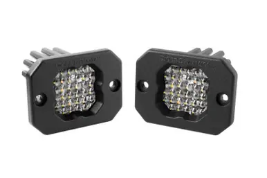 Shop Now Diode Dynamics Stage Series C1 LED Pod Sport - White Flood Flush ABL (Pair) - DD6470P