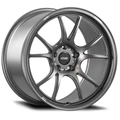 Konig Forged F3S 18X9 5X108 ET38 Satin Charcoal Knurled Bead - F3S9850838G Weekend Sale