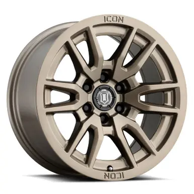 Direct From Factory ICON Vector 6 17x8.5 6x135 6mm Offset 5in BS 87.1mm Bore Bronze Wheel - 2417856350BR