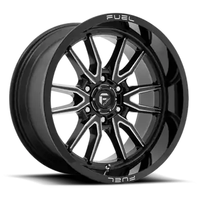 Fuel Off Road Model D761 CLASH 6 Gloss Black Milled 22X12 In Demand