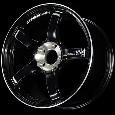 Super Sale Advan TC-4 SE 17x9.0 / +35 Offset / 5-114.3 / 73mm Bore / Racing Gloss Black & Diamond Cut - YADS7I35EBF